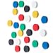 Scribble 1 Inch Value Whiteboard/Fridge Magnets - Assorted Colours (Pack of 24)