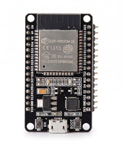 Image of KONDUKTOR ESP32-WROOM-32 Development Board with CP2102, Dual Core 240MHz, 30 Pin, Live Web Dashboard, WiFi Bluetooth, Pre-Loaded Firmware,Operationally Tested & 100% Working, IoT Dashboard