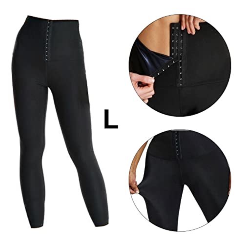 Newmind Calça legging feminina para sauna, treino, academia, casa, academia, ginástica, ginástica, q