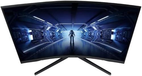 Samsung LC27G55TQWRXEN, ODYSSEY G5 27 Inch Curved Gaming Screen 1000R, 27" VA Panel, WQHD Resolution (2560 x 1440), 144 Hz, 1ms, AMD FreeSync, HDR10, Black - 2
