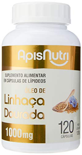 Óleo De Linhaça 1000Mg 120 Caps, Apisnutri