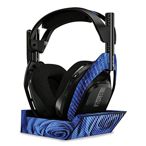 Image of MightySkins Carbon Fiber Skin Compatible with Astro A50 Wireless Headphones + Base Station (Gen 4) - Rose Closeup | Protective, Durable Textured Carbon Fiber Finish | Easy to Apply | Made in The USA