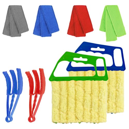 4pcs Window Venetian Blind Cleaner Duster Tool,Blind Duster for...