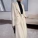 Women Beige Jacket + Skirt Set Fashion Set Slimming New Suit Lapel Autumn/Winter 2-Piece Set Beige XL