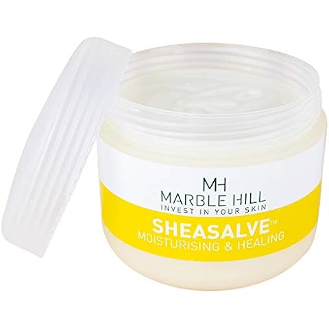 Marble Hill SheaSalve 100% Shea Butter 100g for skin prone to eczema and dry skin conditions, pregnancy and all baby needs including nappy area, dribbling, whole body massage balm Cover