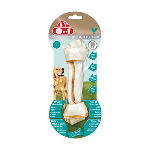 8in1 Pro Dental Knochen L - gesunder Kauknochen für große Hunde zur Zahnpflege, 1 Stück Cover