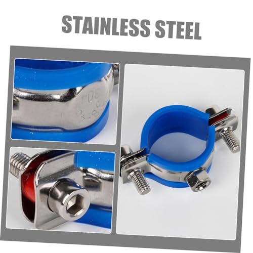 Abrazaderas de acero inoxidable Amosfun tope protector de silla de oficina y casa 6