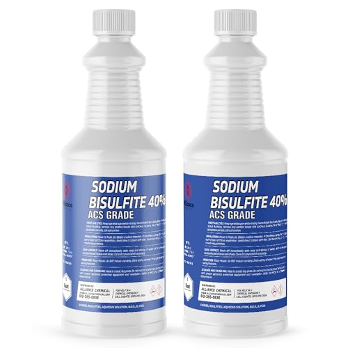 Alliance Chemical Sodium Bisulfite 40% ACS Grade - 2 Quart - for Laboratory and Industrial Use