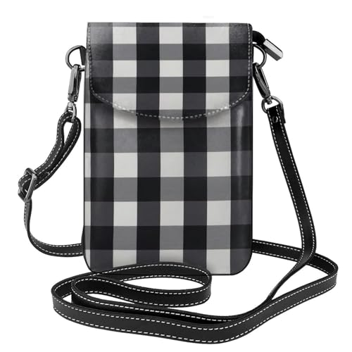 Petit sac à bandoulière pour femme pochette bicolore noir et blanc fente pour carte de crédit