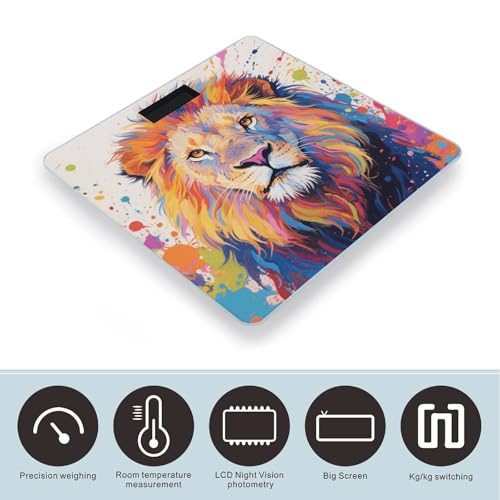 Báscula digital corporal con sensor y diseño moderno miniatura 3