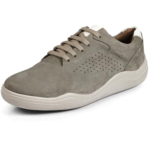 Image of Opananken Phanteon Men's Casual Leather Slip On Loafers Walking Shoes -100% Genuine Leather, Soft Lining, Air Latex Insole, Flexible PU Sole. Lightweight, Durable, Odor-Resistant. Casual Style with All-Day Comfort.