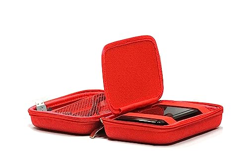 Funda GPS roja Navitech resistente a caídas para Tomtom Via 1505TM 2