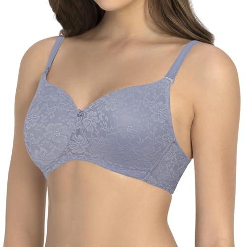Image of Amante Lace Padded Wire-Free Full Coverage Bridal T-Shirt Bra