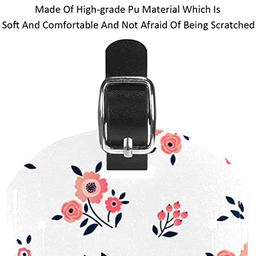 Couverture d'intimité étiquette de bagage floral rose en lot - 4