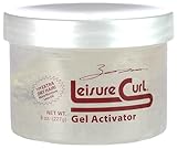 Leisure Curl Gel Activator For Extra Dry Hair 8.0 Oz (Pack of 4)
