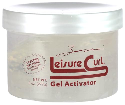 Leisure Curl Gel Activator For Extra Dry Hair 8.0 Oz (Pack of 4)