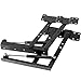 ZEONHAK 1 Pair 10 Inches Lift Up Top Hinge, 100lbs Coffee Folding Lift up Top Table, Spring Folding Stand Rack Bracket Furniture Hardware Lifting Rack, 150N Gas Hydraulic Hinge, 2 PCS