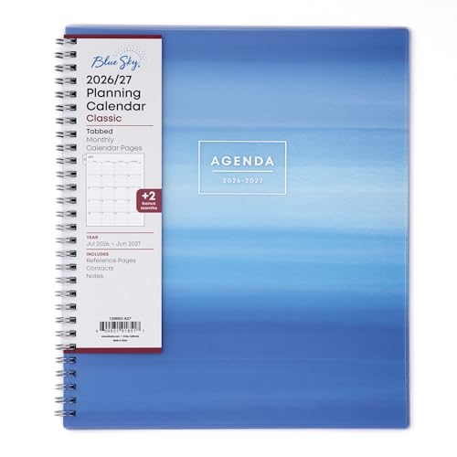 Blue Sky 2026-2027 Monthly Academic Year Planner Calendar, July 2026