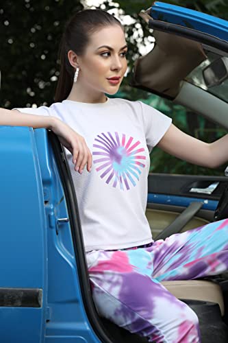 Image of DHRUVI TRENDZ Women Rayon Night Dress Full Pyjama Set
