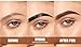 Easilydays Black Tattoo Eyebrow Gel Peel Off, Temporary Eyebrow Tint with 150°Small Curved Tray, Waterproof, Transfer-proof Fuller & Defined Brow Stain, for Women Last Up to 3 Days, #05 Black