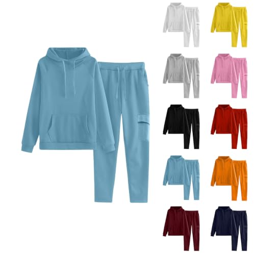 Traje de casa para mujer ideal en otoño e invierno con cómodos pantalones cargo monocolor 2