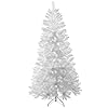 BHG Artificial Spruce Christmas Tree 6 ft Classic Color Trees for Home Office Party Decoration Easy Assembly White
