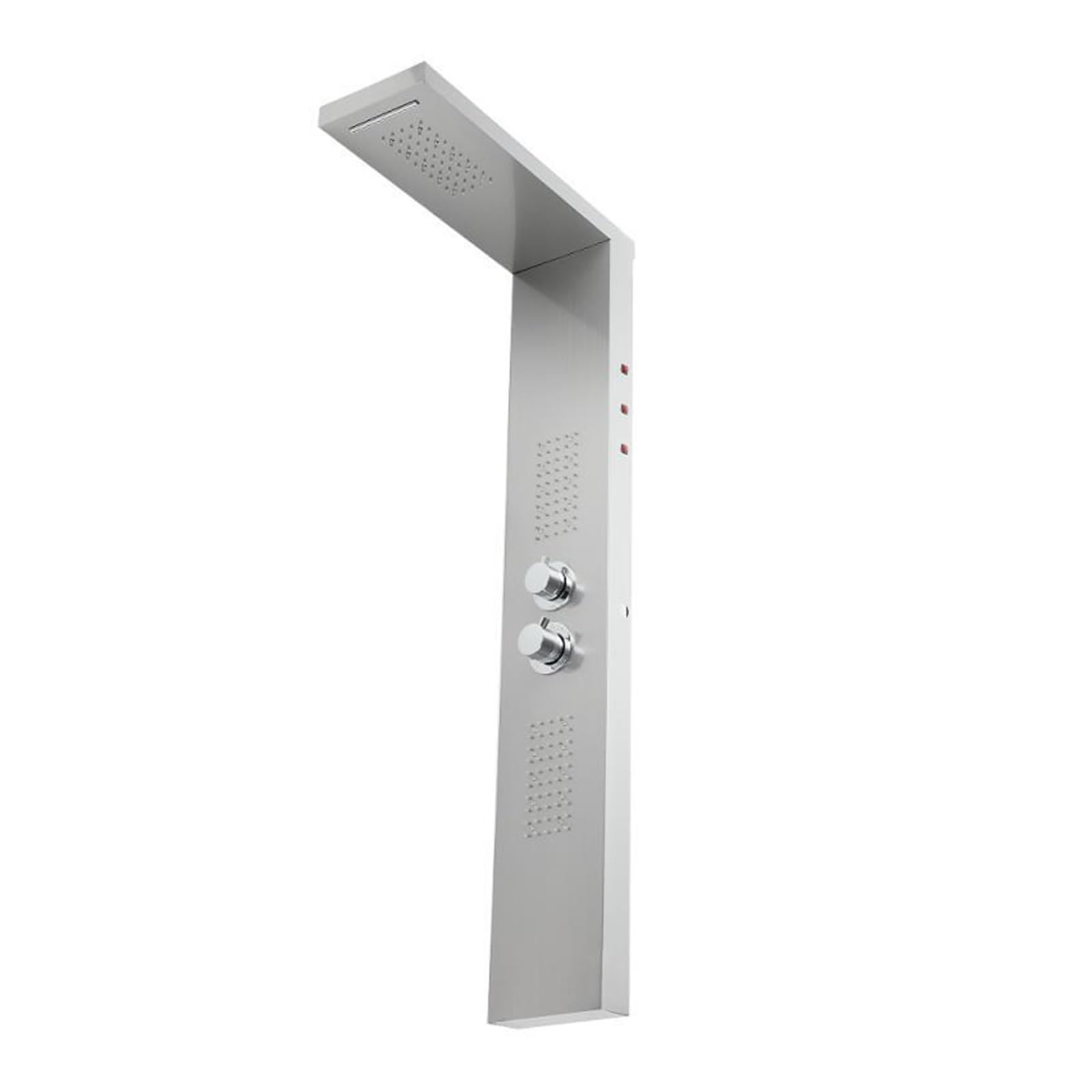 Doccia Digitale, Rubinetti for doccia da bagno di lusso ， Miscelatore for vasca a colonna con pannello a LED Schermo multifunzione for la temperatura della doccetta