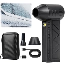 Snow Whiz Turbo Blower, 2026 Upgrade Snowwhiz Turbo Blower with Led,Mini Turbos Snow Blowers, 3 Gear Adjustable Super Power Turbo Breeze Electric Blow for Car for Car,Home,Keyboard,Computer
