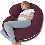 INSEN Pregnancy Pillow, Cooling Pregnancy Pillow for Sleeping, Full Body Pillow for Pregnant Women w
