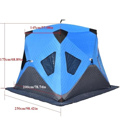 Carpa térmica para pesca 1 persona invierno blanca miniatura 5