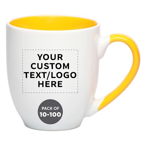 Discount Promos Bistro Ceramic Mugs 16 oz