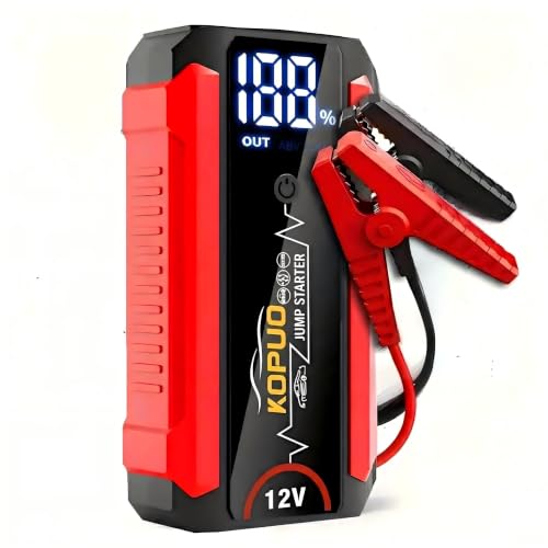KOPUO 5000A Jump Starter Power Pack, 12V Car Jump Starter