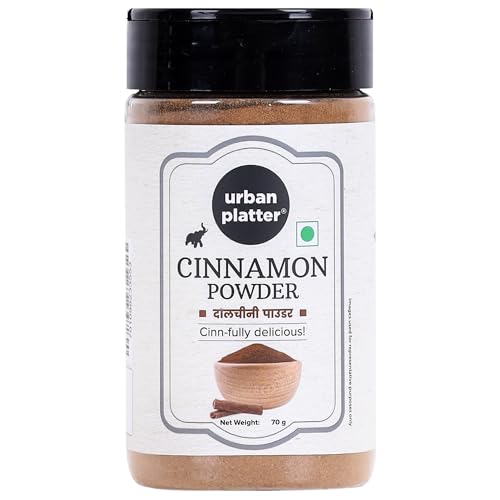 Urban Platter Cinnamon (Dalcheeni) Powder, 70g (Finely Ground | Flavourful | Ground Fresh in Small Batches)