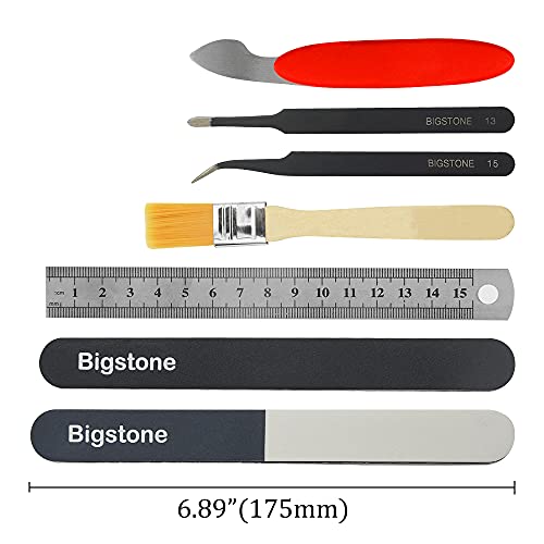 Bigstone 16 Pcs Gundam Model Tools Kit Hobby Building Tools Set For Cars, Airplanes, Buildings, Gundam, Robots Models Building Repairing And Fixing Ext. #TOP3