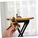 Gatuida Desk Table Leg Hinges 4pcs 90 Degree Folding Hinge Self-Locking for Furniture