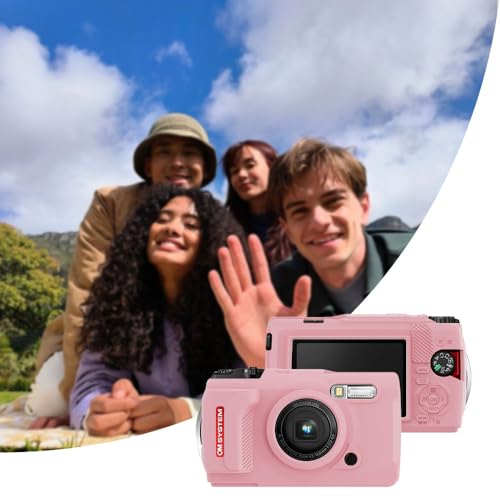 Funda de silicona para cámara Olympus Tough TG-7 (Rosa) miniatura 2