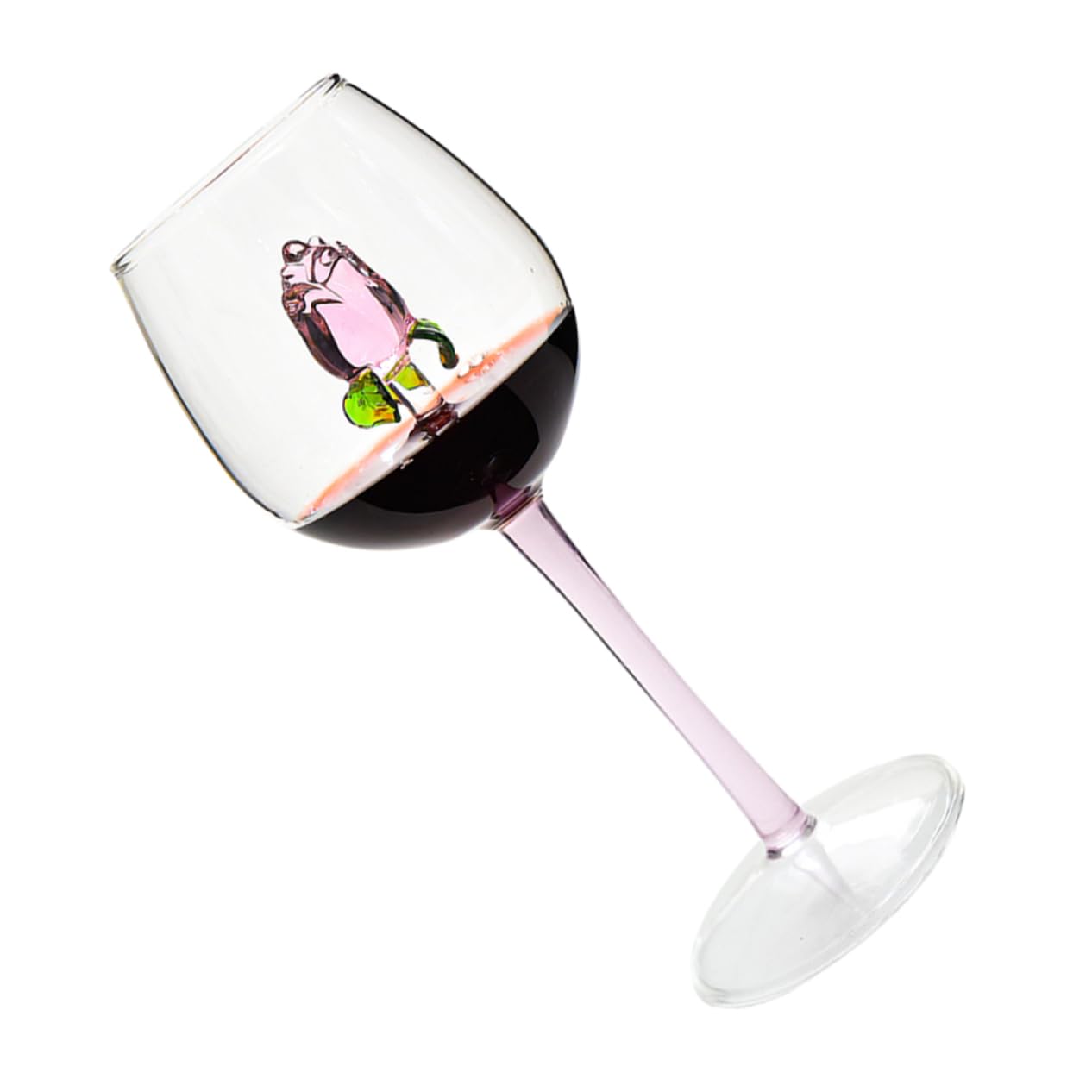 Verres à pied en forme de rose pour illuminer vos dîners et soirées romantiques