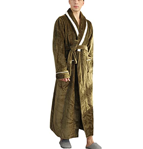Peignoir d'hiver chaud en flanelle contre le froid pour couple XXXL