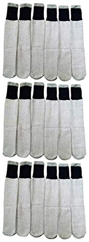 SOCKS'NBULK 18 Pairs Of Wholesale Womens Full Cushion Thermal Tube Socks, Cold Resistant (18, 9-11)