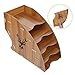 Holibanna Desktop Organizer Shelf Folder Holder for Efficient Desk Organization Easy Assembly Storage for Home Office Tidy Mail Document Sorter