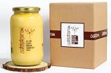 SUKHAKARAM A2 GIR COW GHEE 1000 ml | ORGANIC GRASS FED INDIAN GIR COW | TWO WAY WOOD CHURNED WITH BILONA METHOD | GLASS BOTTLE | PURE, NATURAL AND HEALTHY