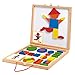 Produktbild DJECO DJ3130 Geoform Tangram Spiel 42 Teile, Multicolor.