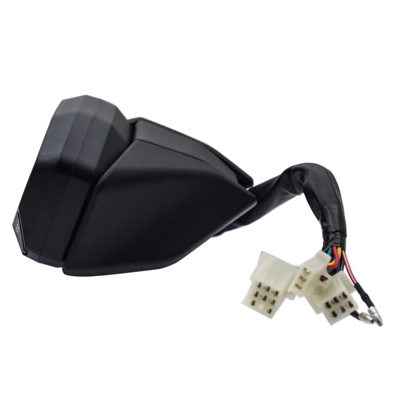 Contagiri Contachilometri Impermeabile con Retroilluminazione Digitale A LED for Motocicletta Universale di Nuovo Stile for 1,2,4 Cilindri(Only Gauge)
