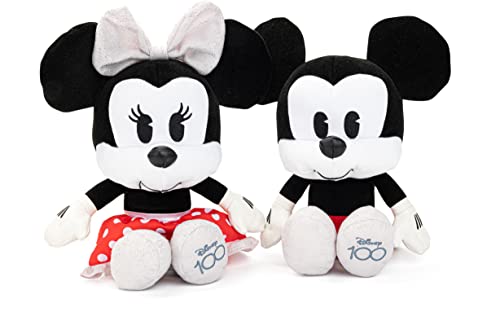 Kids Preferred Disney Baby Mickey Mouse And Minnie Mouse 2 Piece Plush Collector Set Stuffed Animals, Celebrate The 100 Year Anniversary Of Disney With This Collectable Toy #TOP27