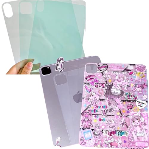 iPad �N���A�C���i�[�V�[�g�Q������ �w�ʃJ�[�h PET�w�ʃt�B���� �X�e�b�J�[DIY�Ή� ���C�z���h�~ �w�ʕی� ���^TPU�P�[�X�Z�b�g�L�� 2025�V�^ iPad Pro/Air/Mini/��11����Ή� �S�@��Ή� (iPad ��7/8/9���� 1