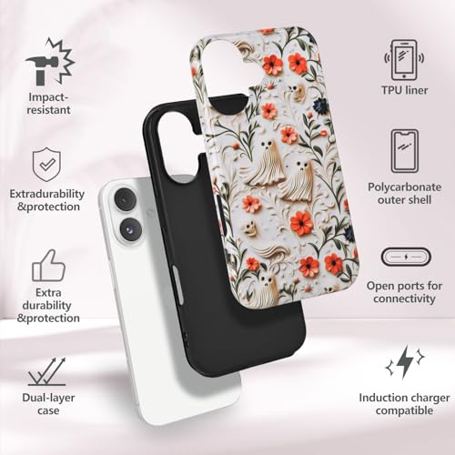 Coque iPhone 17 antichoc finies les rayures d'Halloween - 6