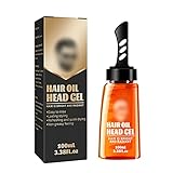 2-in-1 Oily Styling Comb, with 100ml Hair Gel and Oily Comb, makes you relaxed, stylish and youthful.