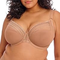 Elomi Women's Plus Size Matilda Underwire Plunge Bra, Caffe Au Lait, 38H