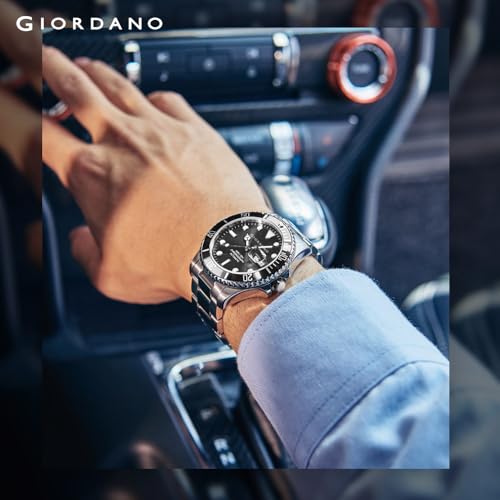 Image of Giordano Analog Wrist Watch for Men Stylish Metal Strap with Water Resistant 3 Hand Mechanism Watch GD-50006