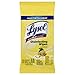 Lysol Disinfecting Wipes To-Go Pack, Lemon Scent, 15 Count (Pack of 6)